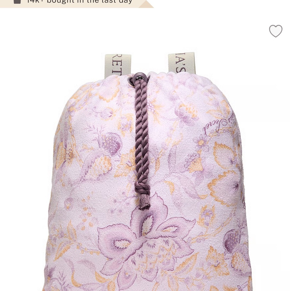 Victoria's Secret Purple Floral Bag